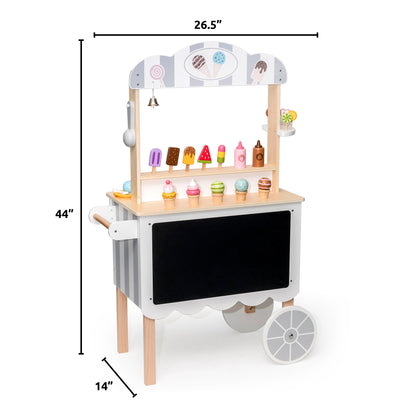 Ice Cream Cart Wooden Playset