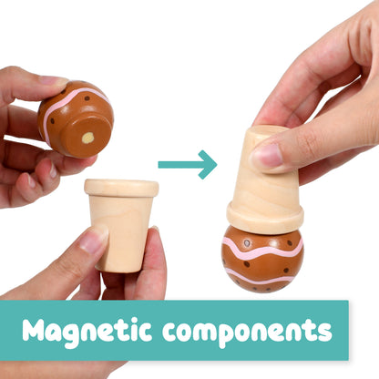 Ice Cream Cart Wooden Playset