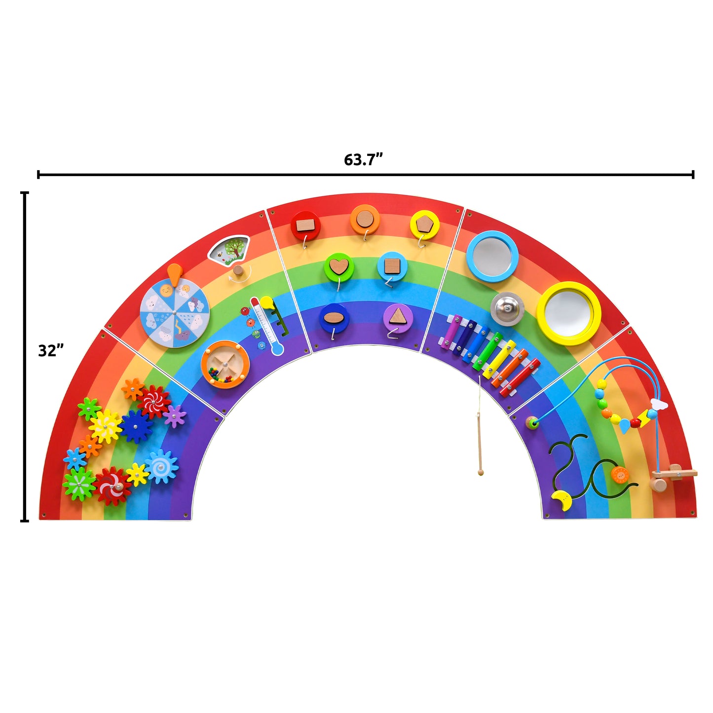 Rainbow Activity Wall Panels
