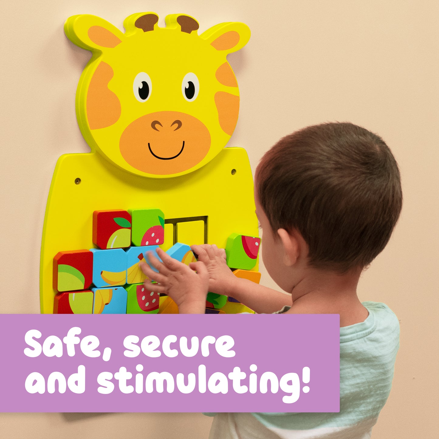 Giraffe Activity Wall Panel