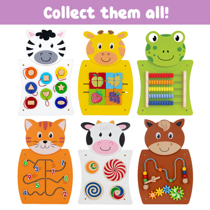 Giraffe Activity Wall Panel