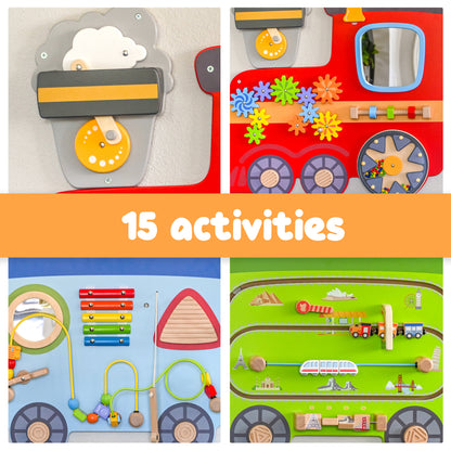 Train Activity Wall Panels