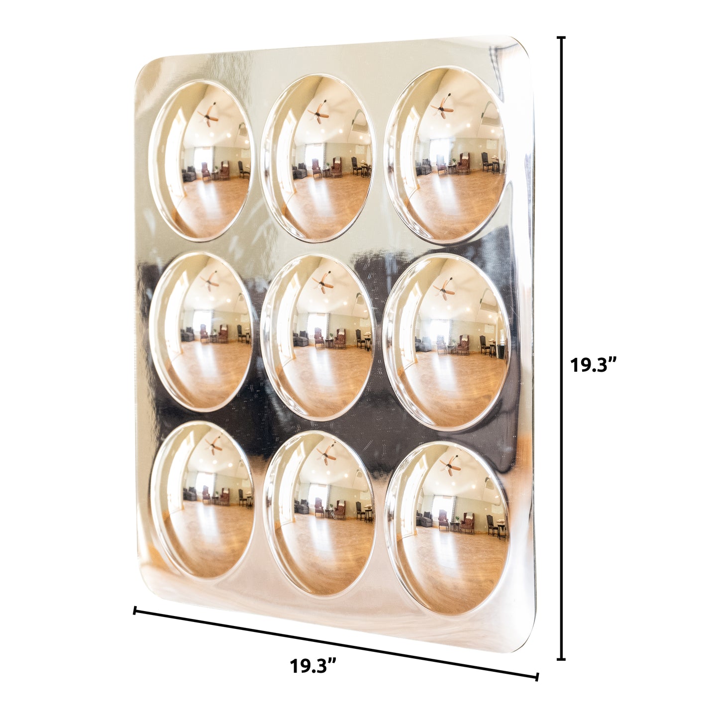 Sensory Wall Toddler Mirror - Large - 9 Bubbles