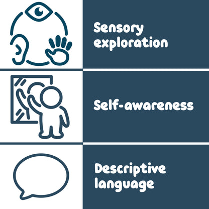 Sensory Wall Toddler Mirror - Large - 9 Bubbles