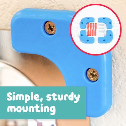 Sensory Wall Toddler Mirror - Large - 16 Bubbles