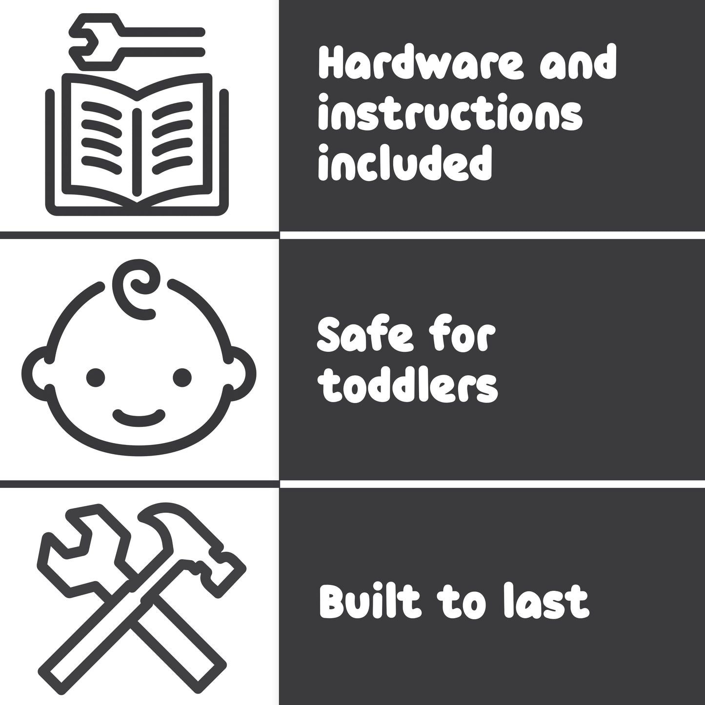 8-Compartment Solid Wood Storage Cabinet