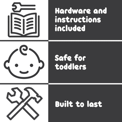 8-Compartment Solid Wood Storage Cabinet