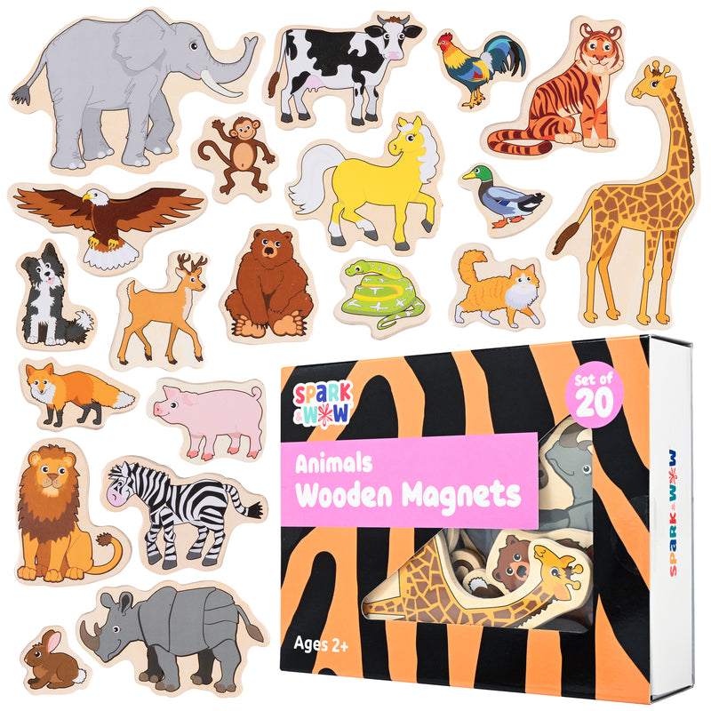 Wooden Magnets - Animals