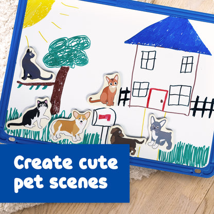 Wooden Magnets - Cats and Dogs