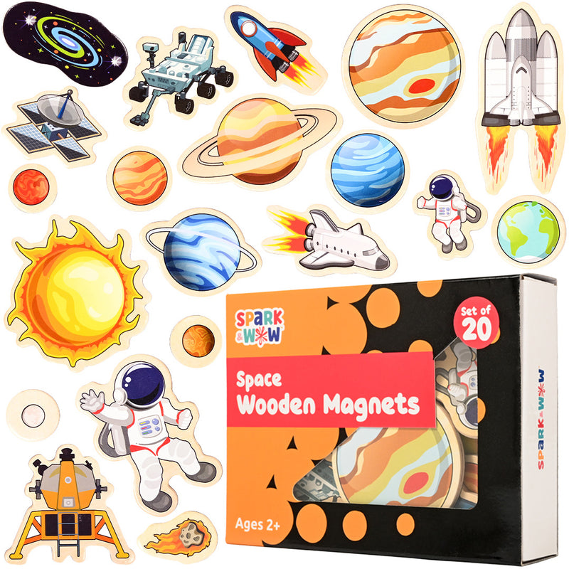 Wooden Magnets - Space