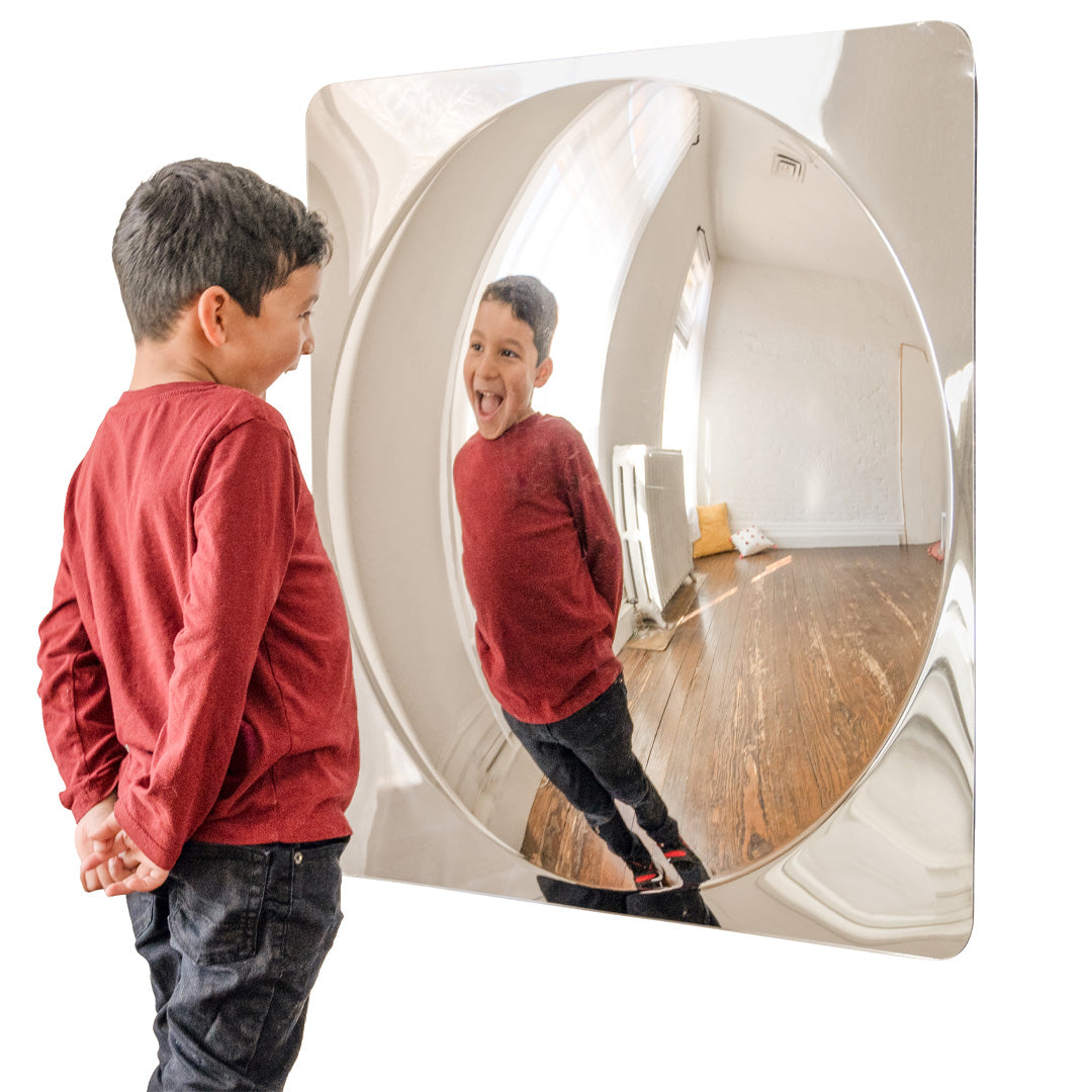 Sensory Wall Toddler Mirror - Giant - 1 Bubble