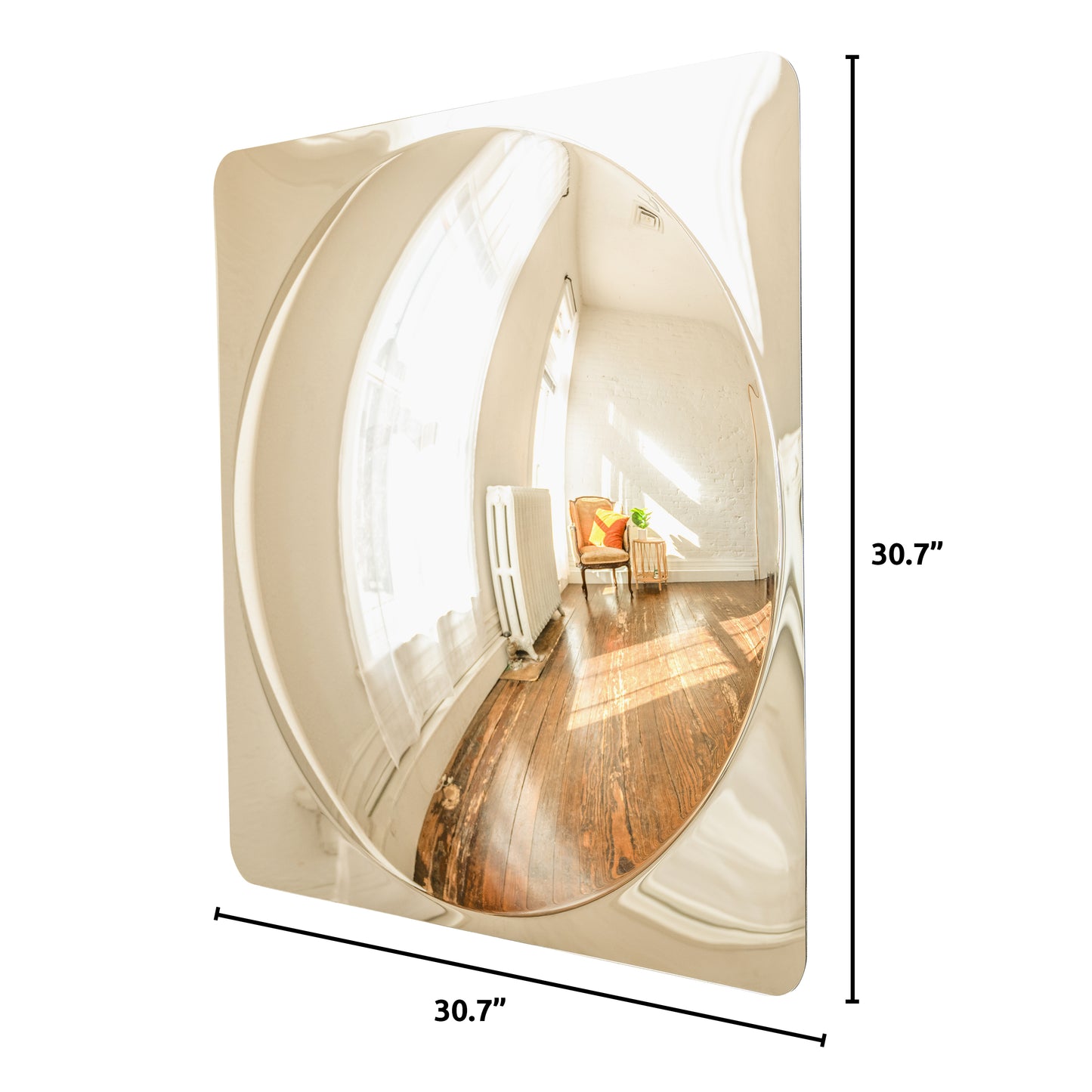 Sensory Wall Toddler Mirror - Giant - 1 Bubble