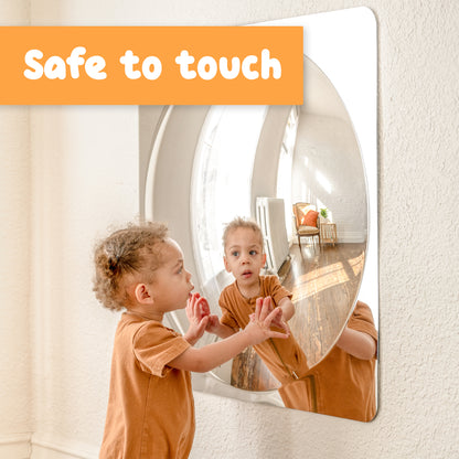 Sensory Wall Toddler Mirror - Giant - 1 Bubble