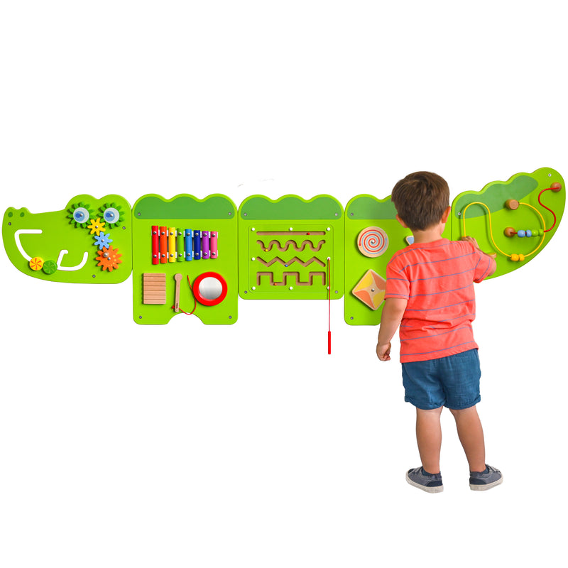 Crocodile Activity Wall Panels - Light Green